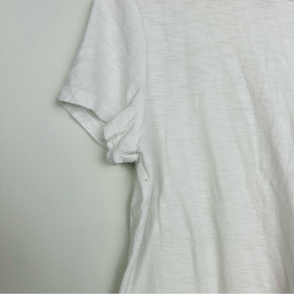 Standard James Perse White Crew Neck Tee Shirt Size 3 - Picture 3 of 7